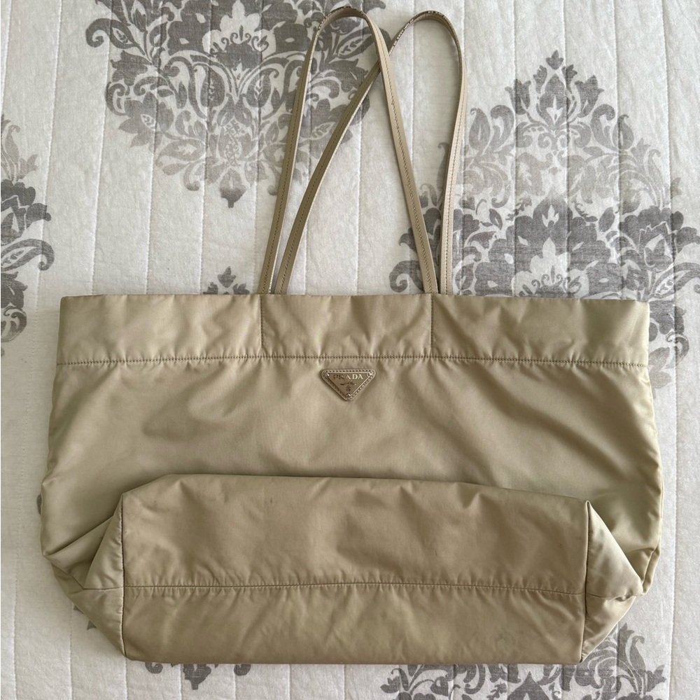 Prada Beige Large Tote Bag - Picture 15 of 16